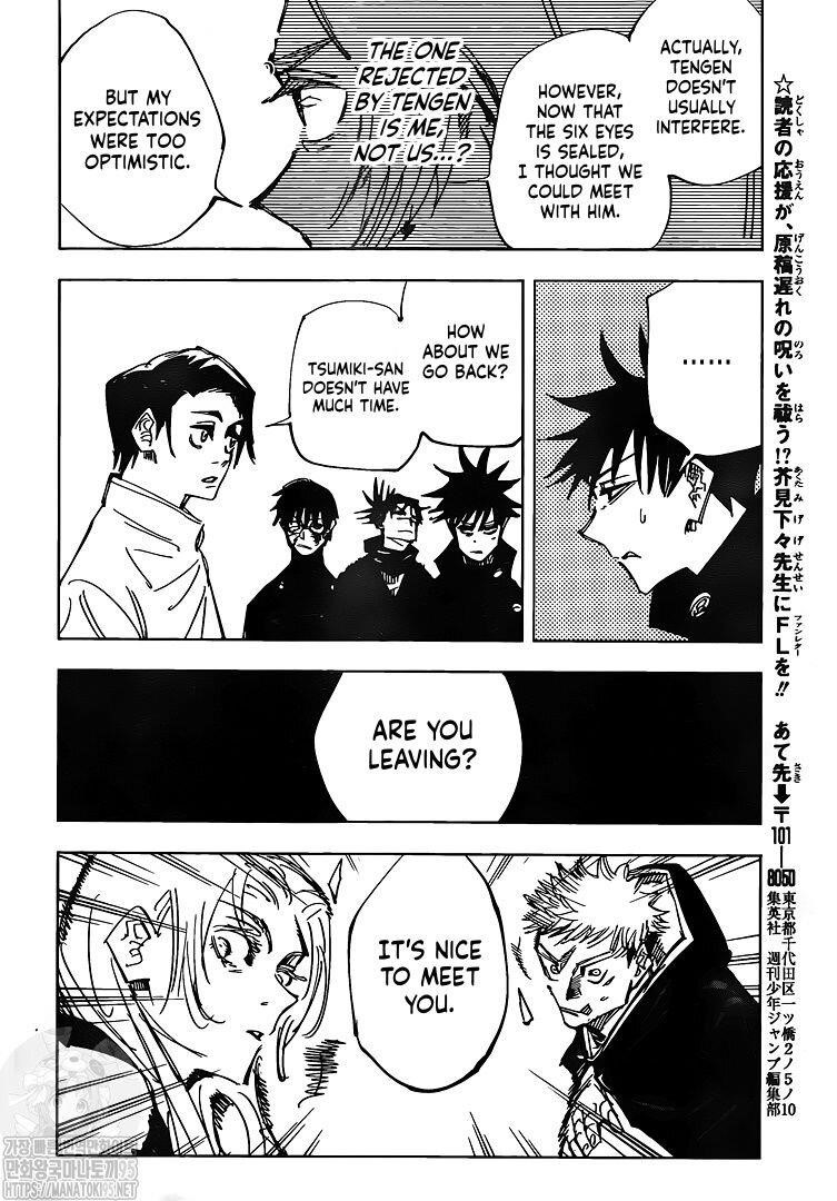 JUJUTSU KAISEN Chapter 144 - Page 18 in English
