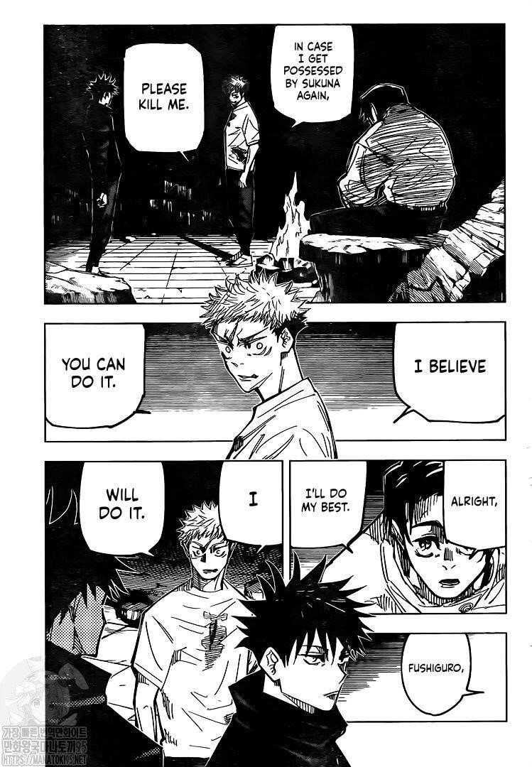 JUJUTSU KAISEN Chapter 144 - Page 3 in English