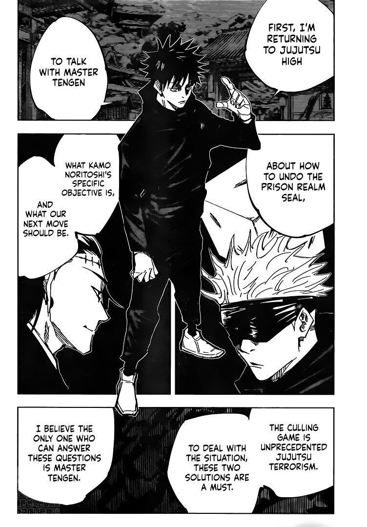 JUJUTSU KAISEN Chapter 144 - Page 4 in English
