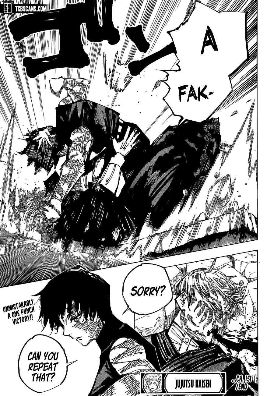 JUJUTSU KAISEN Chapter 151 - Page 16 in English