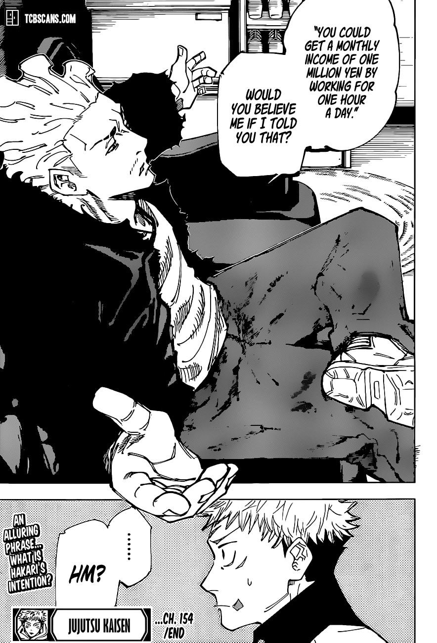 JUJUTSU KAISEN Chapter 154 - Page 19 in English