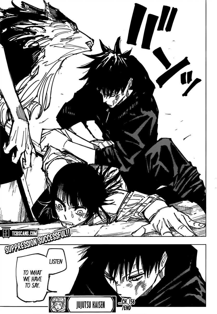 JUJUTSU KAISEN Chapter 156 - Page 18 in English