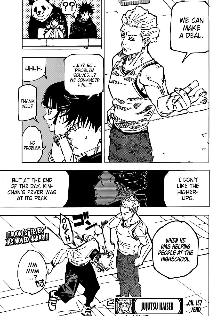 JUJUTSU KAISEN Chapter 157 - Page 18 in English