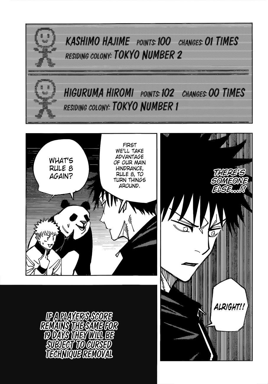 JUJUTSU KAISEN Chapter 158 - Page 17 in English