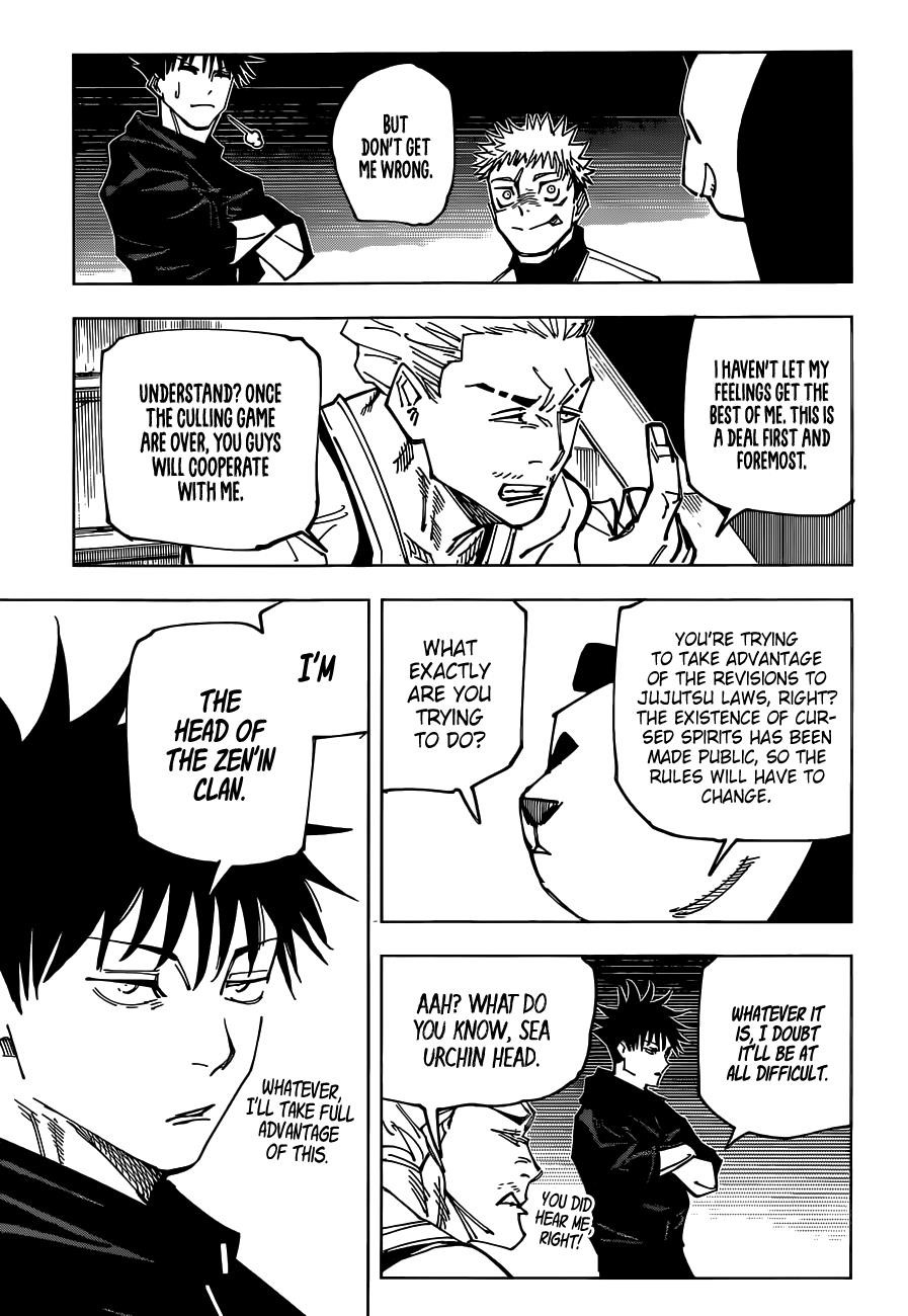 JUJUTSU KAISEN Chapter 158 - Page 3 in English