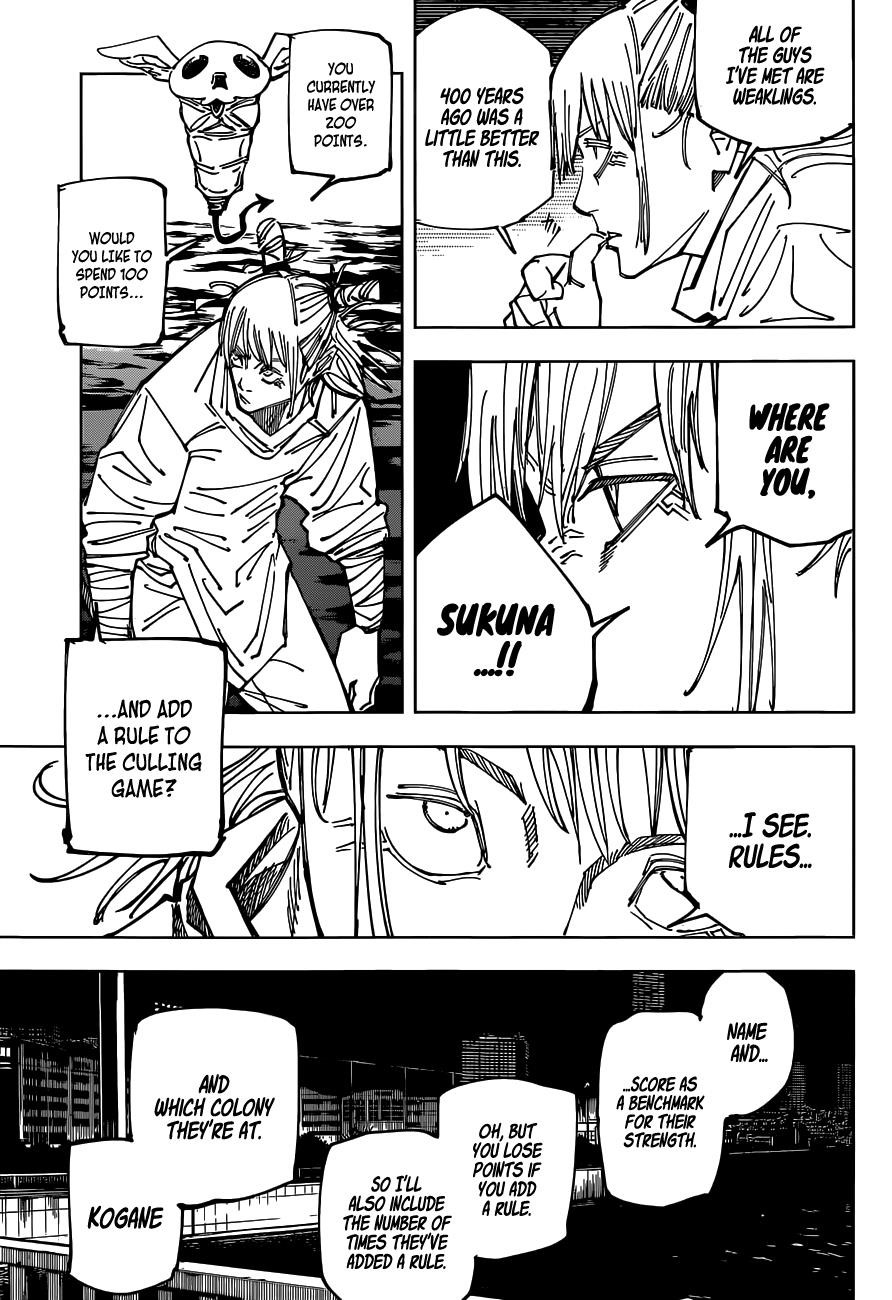 JUJUTSU KAISEN Chapter 158 - Page 9 in English