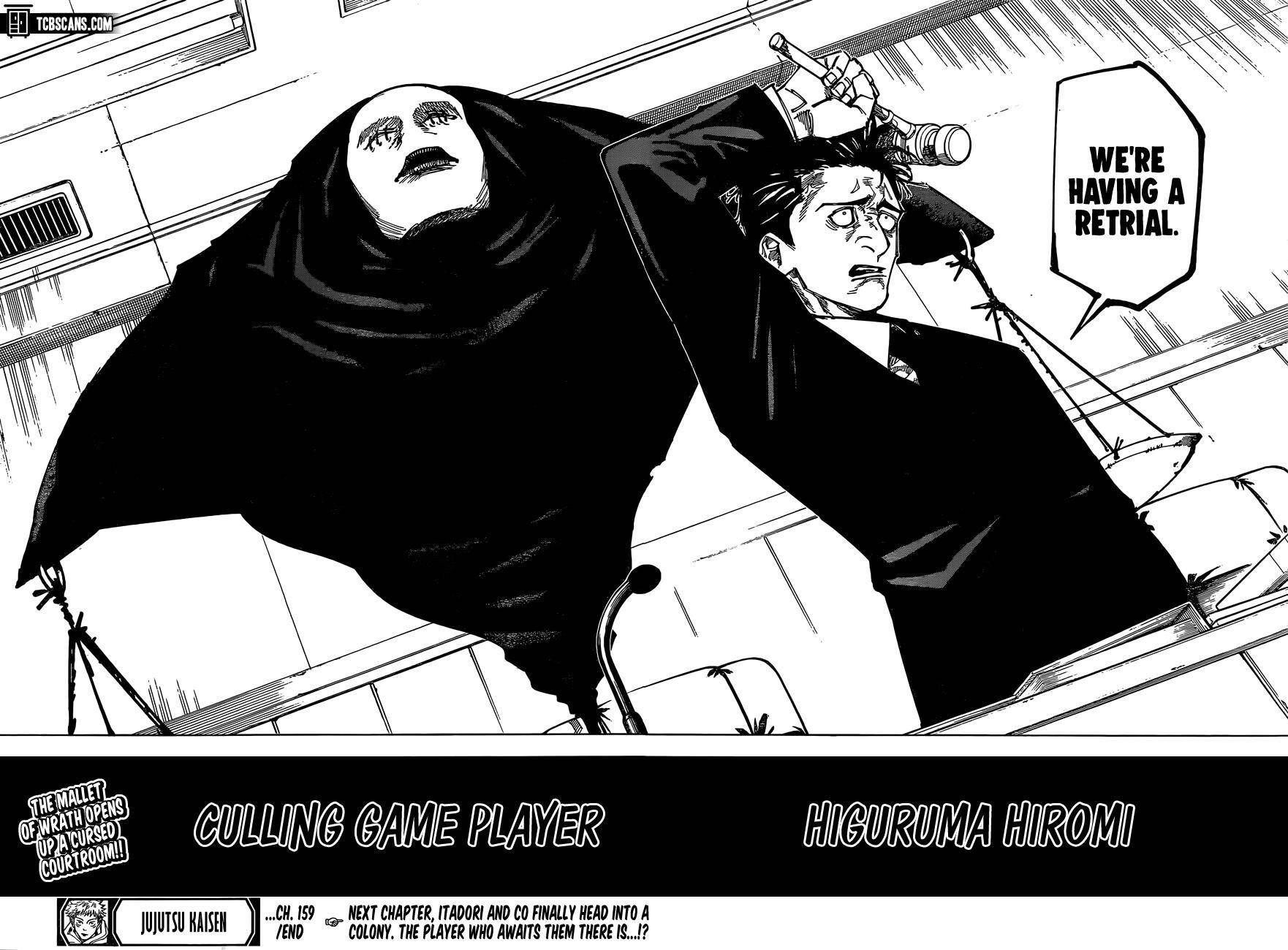 JUJUTSU KAISEN Chapter 159 - Page 18 in English