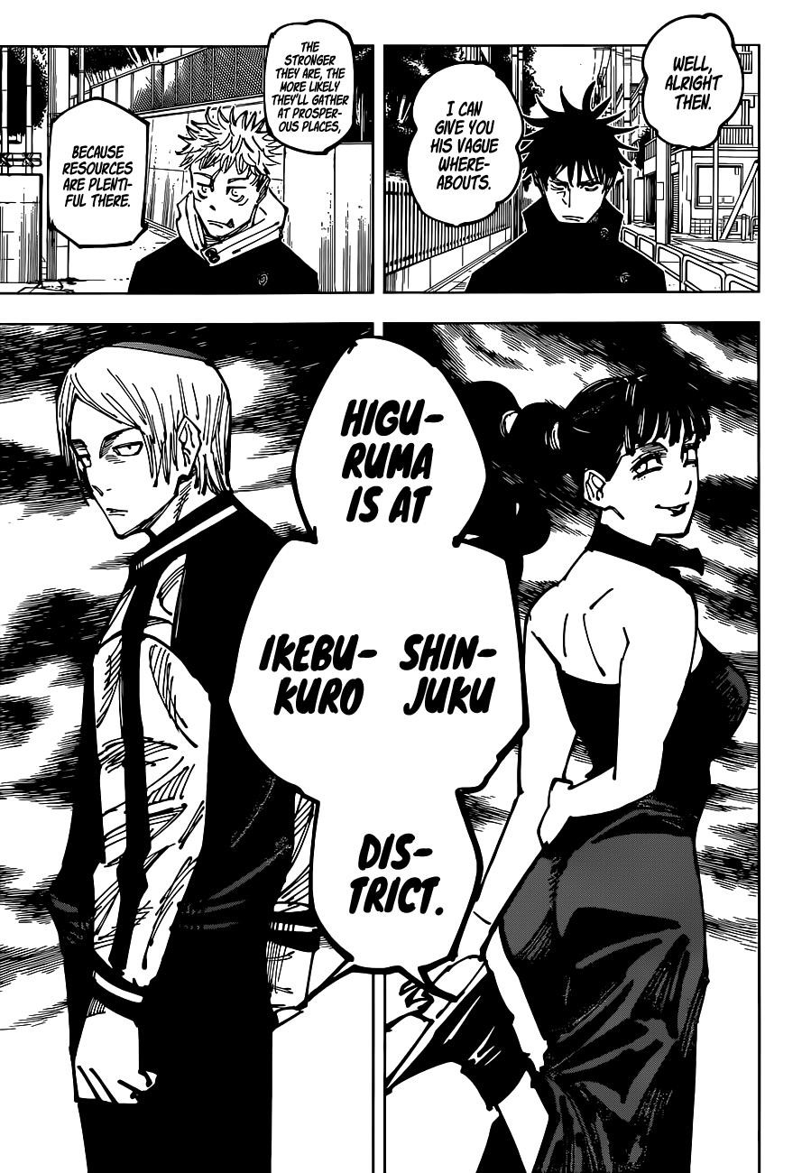 JUJUTSU KAISEN Chapter 162 - Page 17 in English