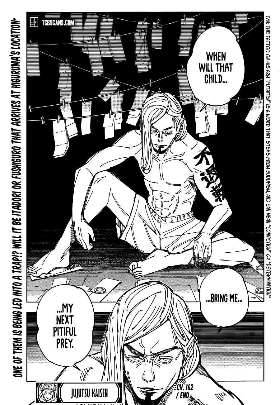 JUJUTSU KAISEN Chapter 162 - Page 19 in English