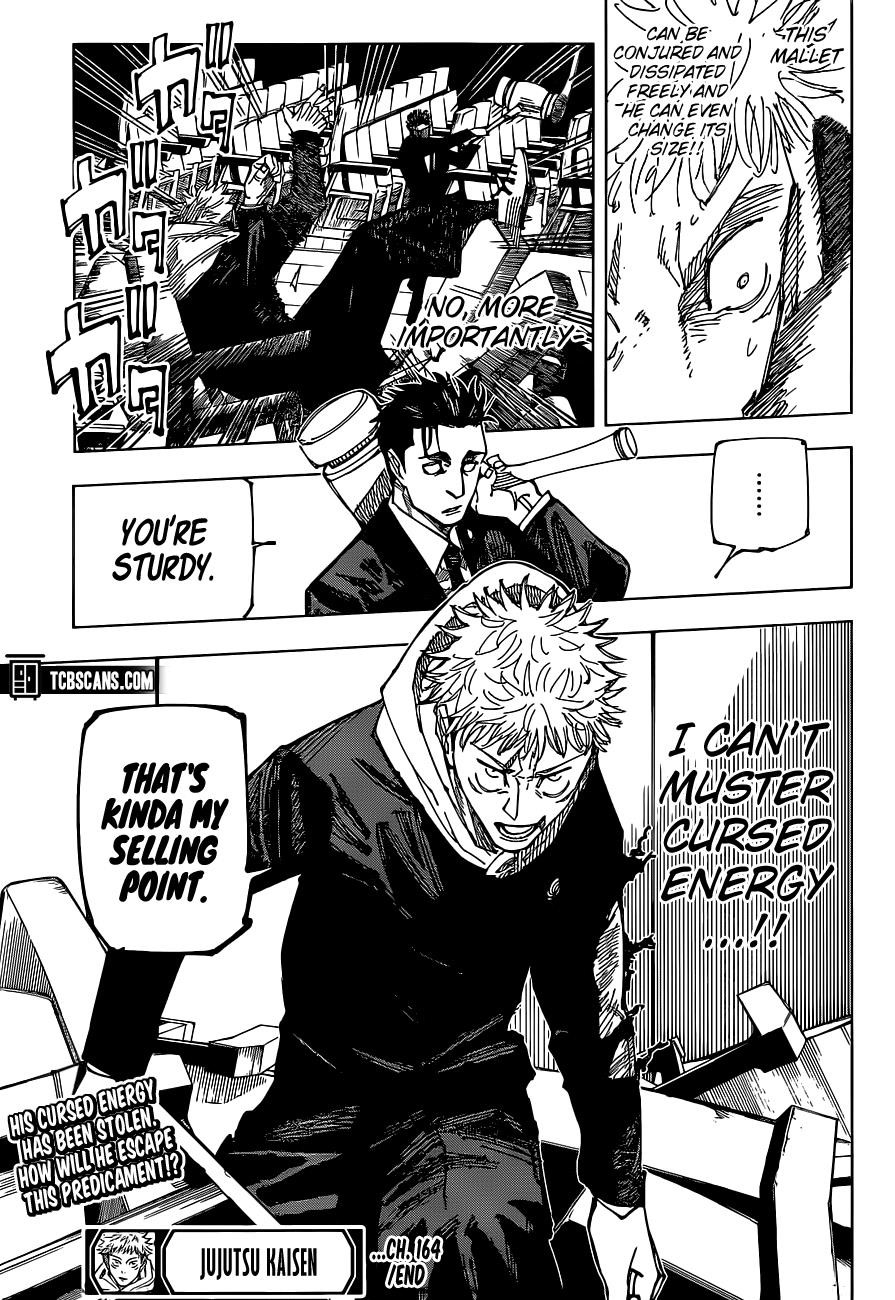 JUJUTSU KAISEN Chapter 164 - Page 18 in English