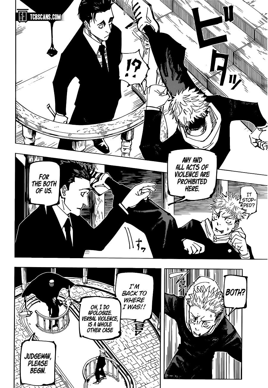 JUJUTSU KAISEN Chapter 164 - Page 3 in English