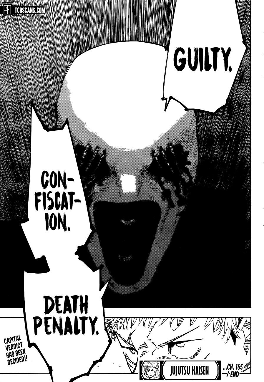 JUJUTSU KAISEN Chapter 165 - Page 19 in English