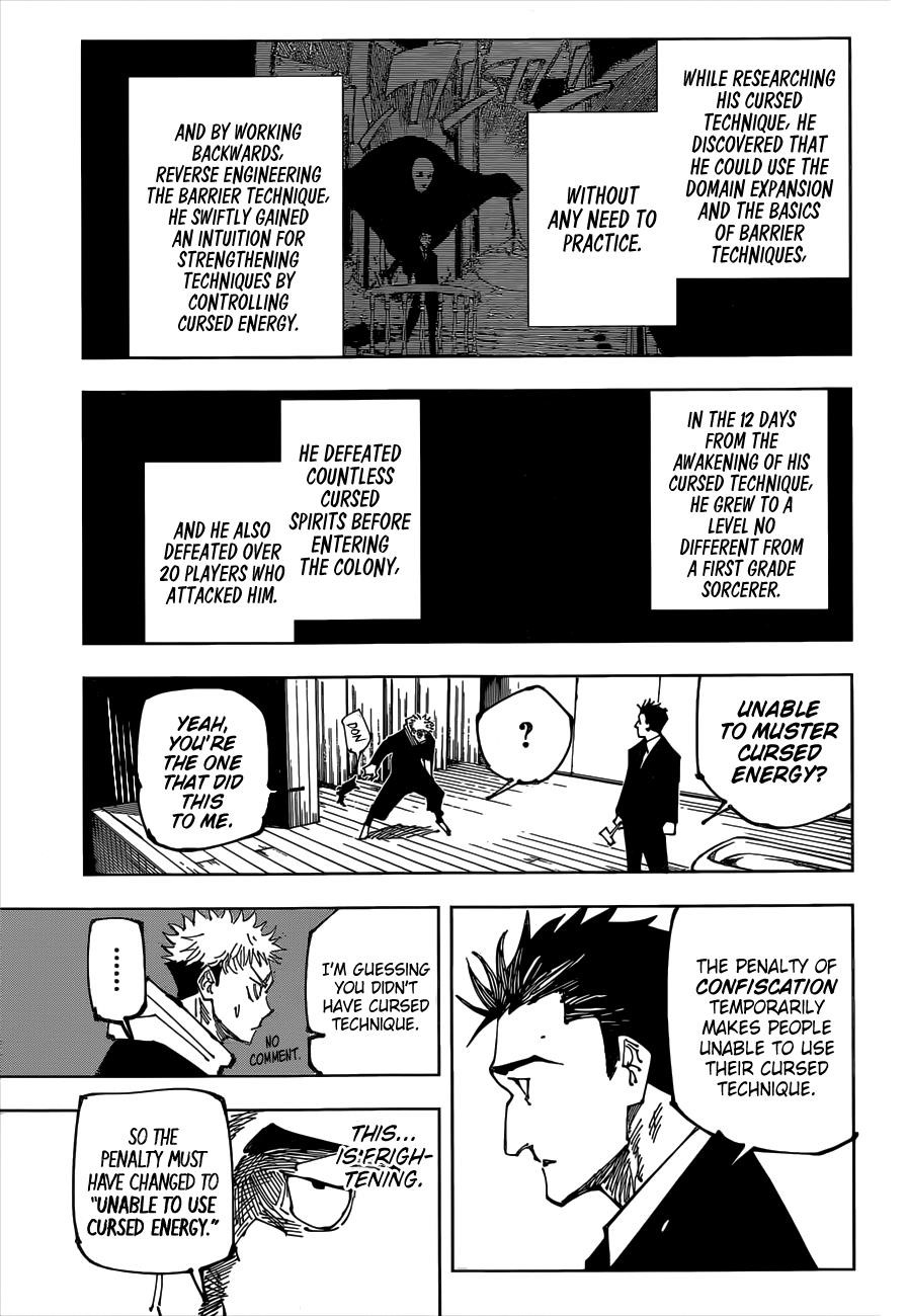 JUJUTSU KAISEN Chapter 165 - Page 5 in English