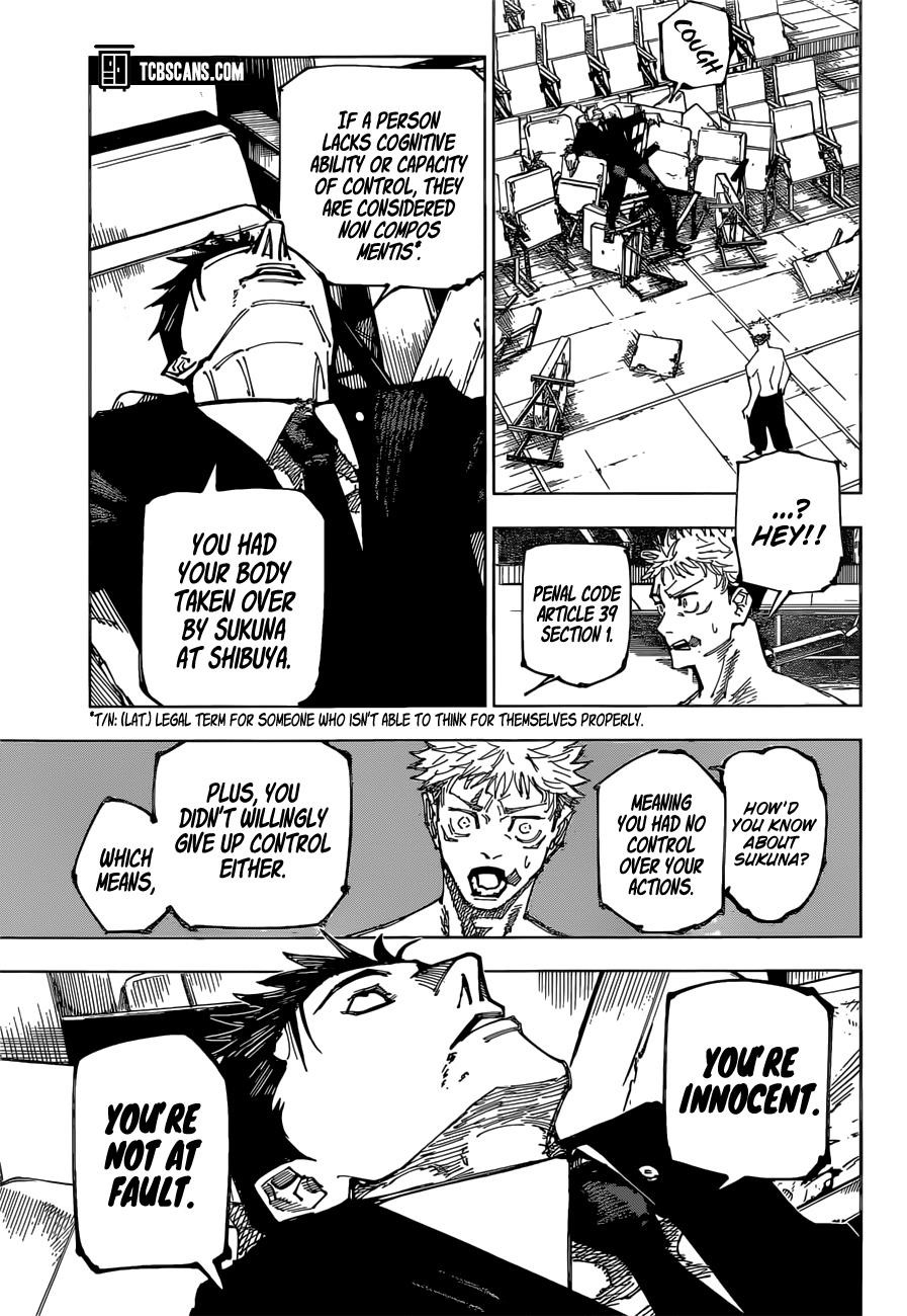 JUJUTSU KAISEN Chapter 166 - Page 15 in English