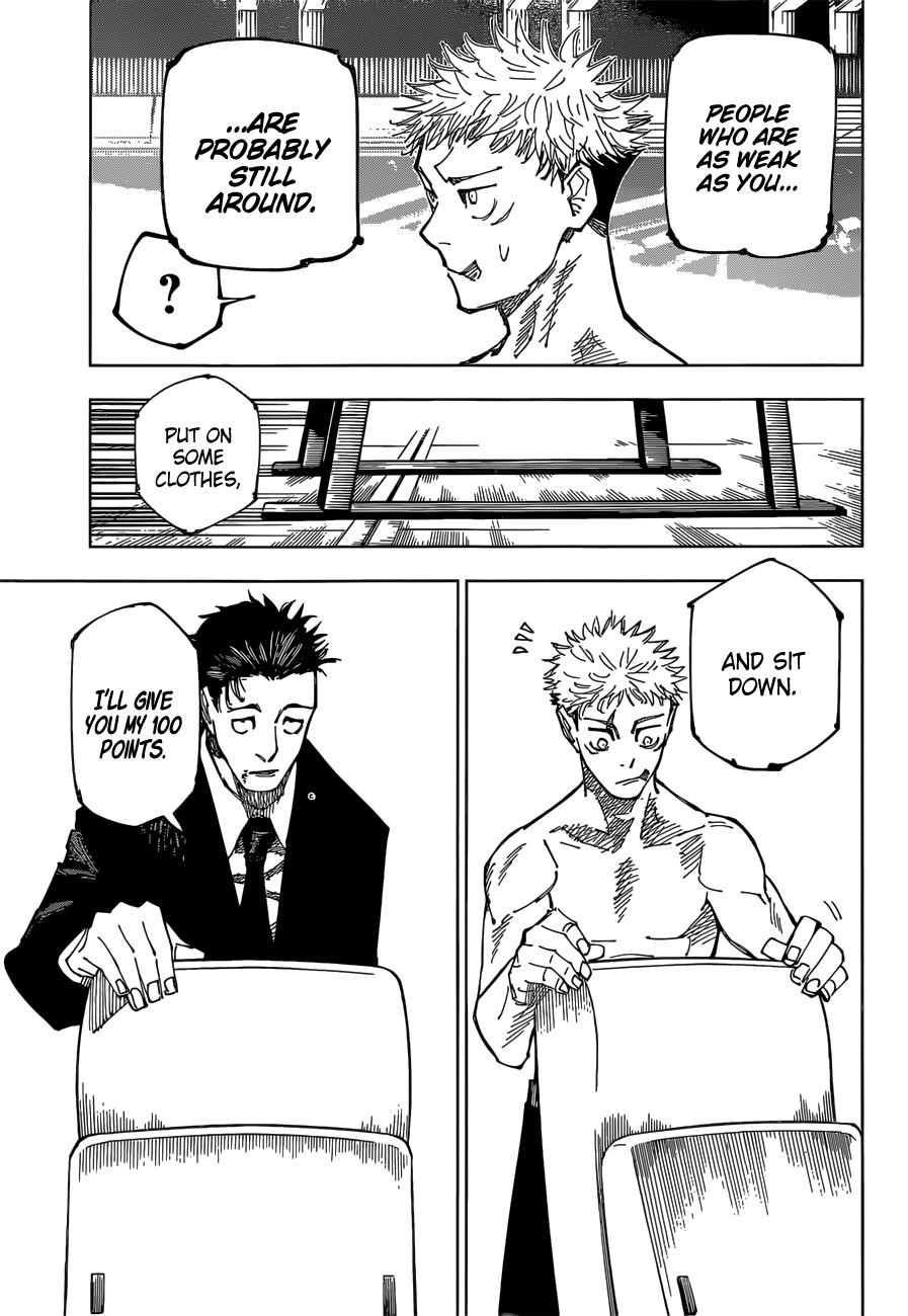 JUJUTSU KAISEN Chapter 166 - Page 17 in English
