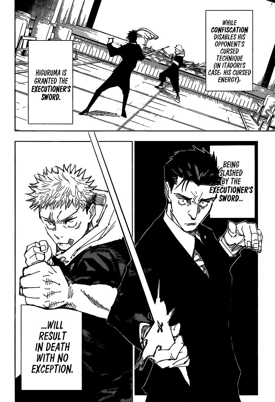 JUJUTSU KAISEN Chapter 166 - Page 4 in English