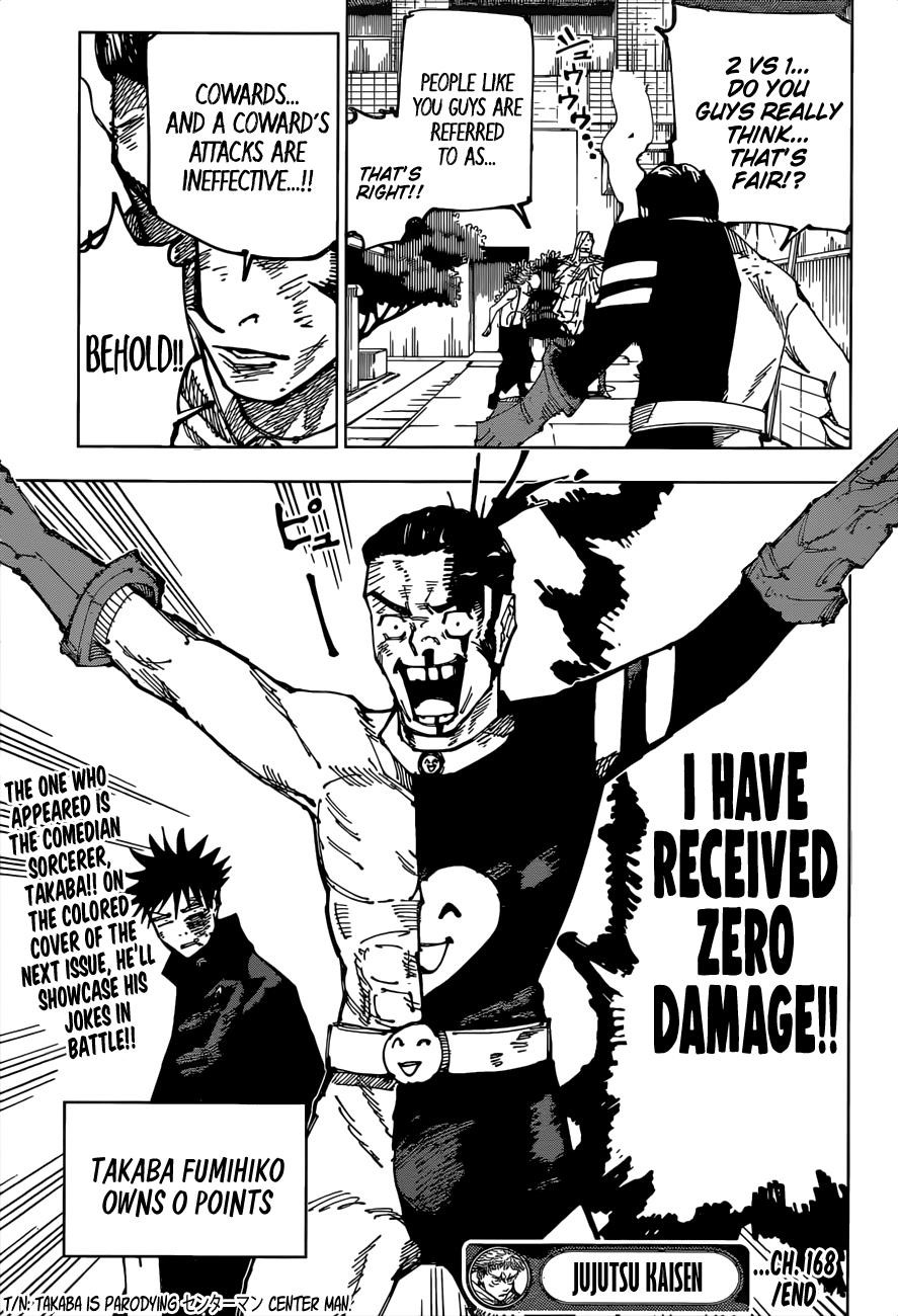 JUJUTSU KAISEN Chapter 168 - Page 22 in English