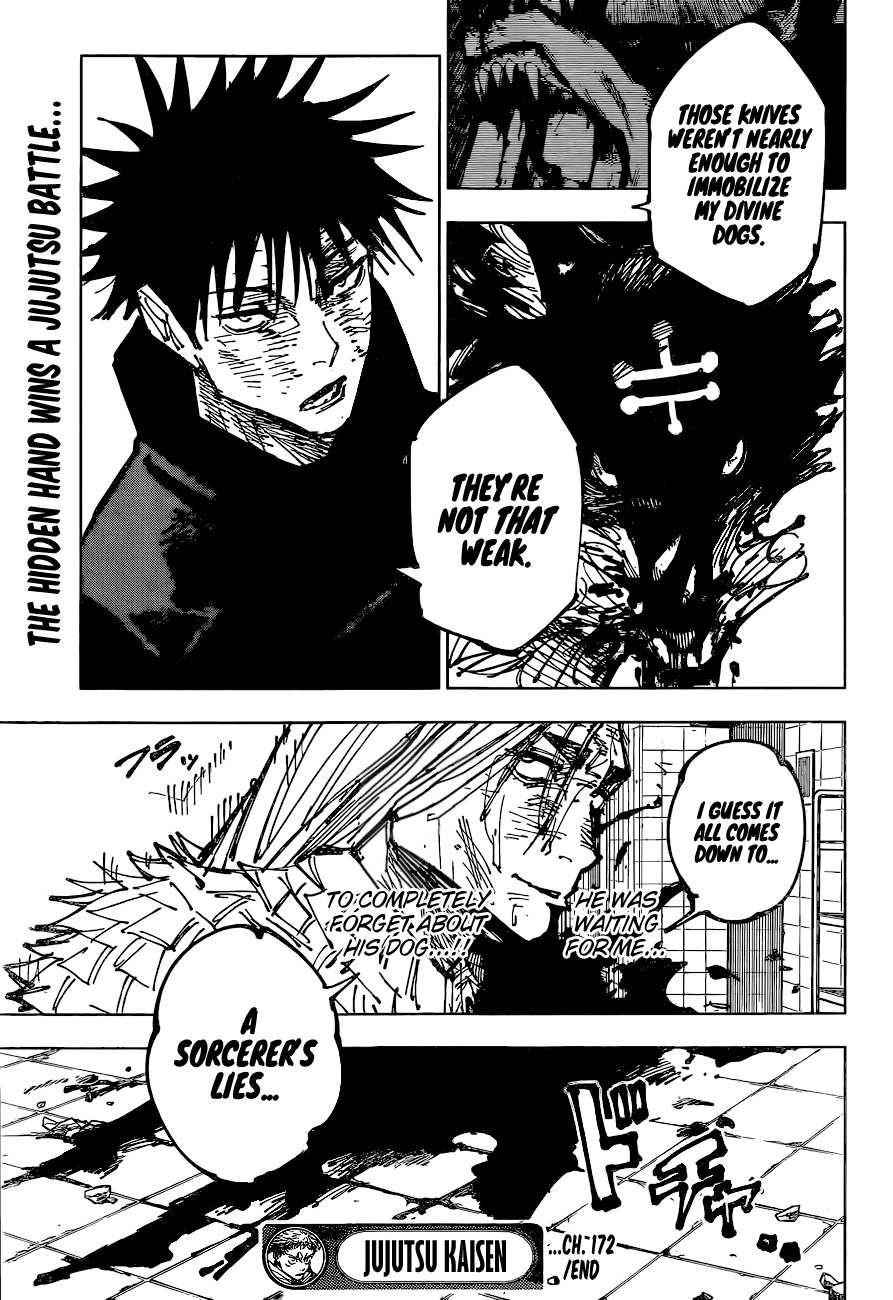JUJUTSU KAISEN Chapter 172 - Page 17 in English