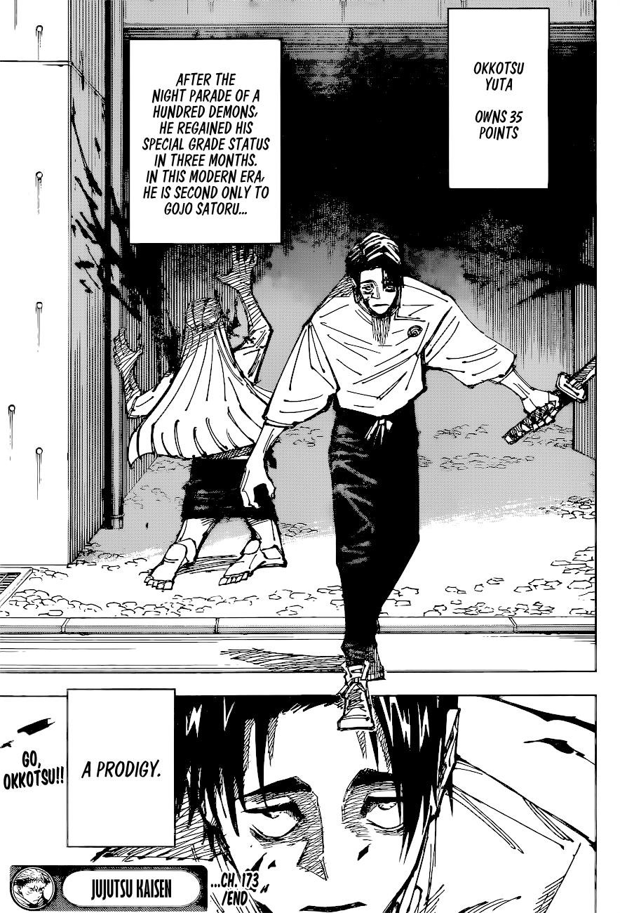 JUJUTSU KAISEN Chapter 173 - Page 19 in English