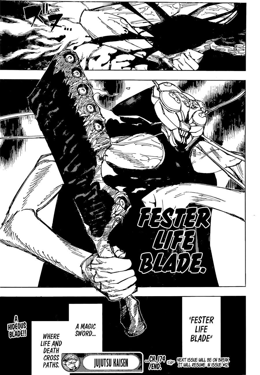 JUJUTSU KAISEN Chapter 174 - Page 18 in English