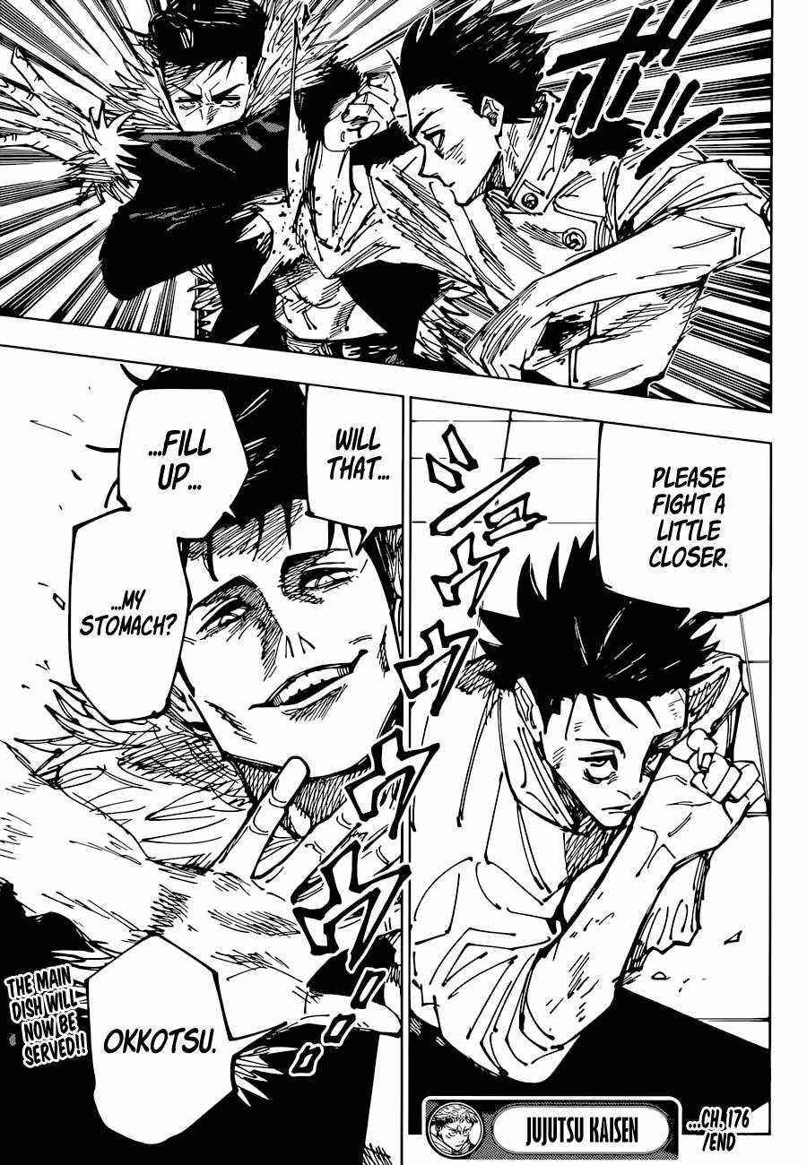 JUJUTSU KAISEN Chapter 176 - Page 17 in English