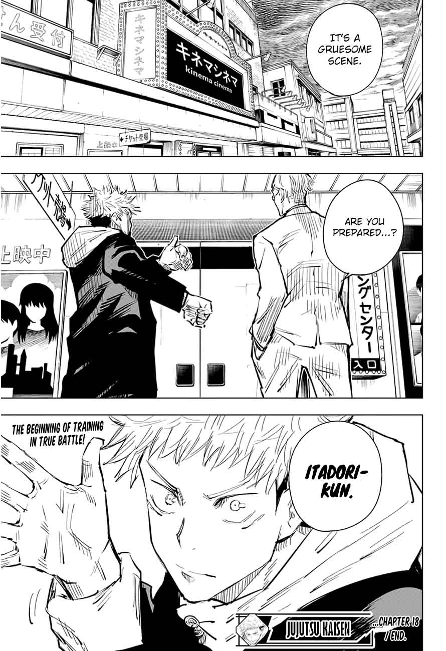 JUJUTSU KAISEN Chapter 18 - Page 19 in English