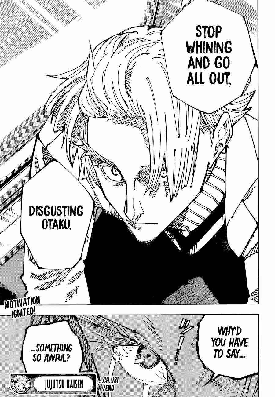 JUJUTSU KAISEN Chapter 181 - Page 22 in English
