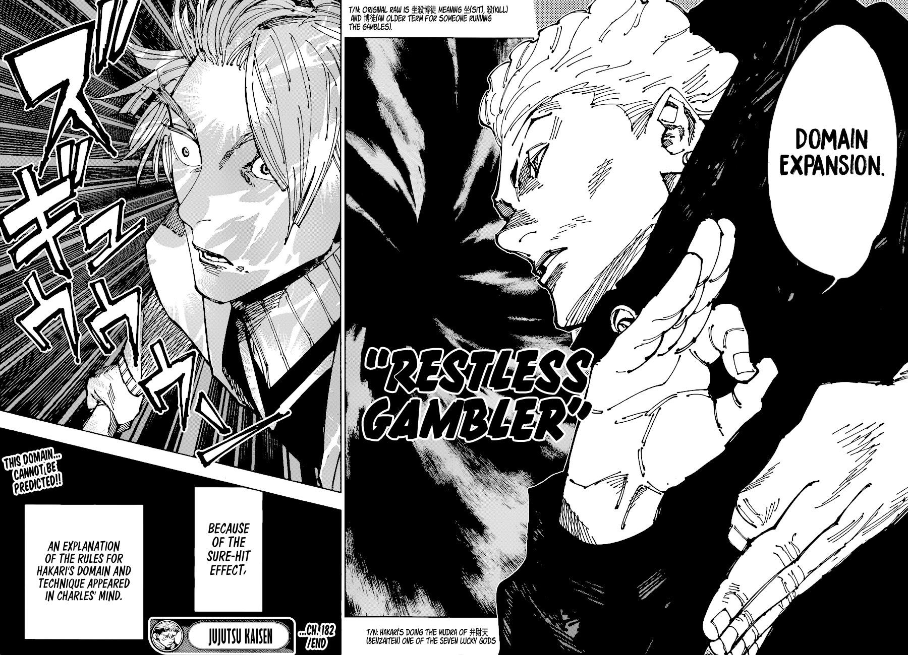 JUJUTSU KAISEN Chapter 182 - Page 19 in English