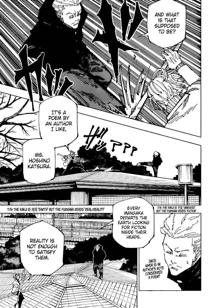 JUJUTSU KAISEN Chapter 182 - Page 3 in English