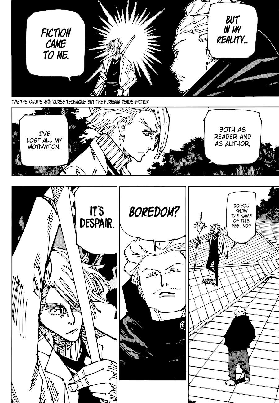 JUJUTSU KAISEN Chapter 182 - Page 4 in English