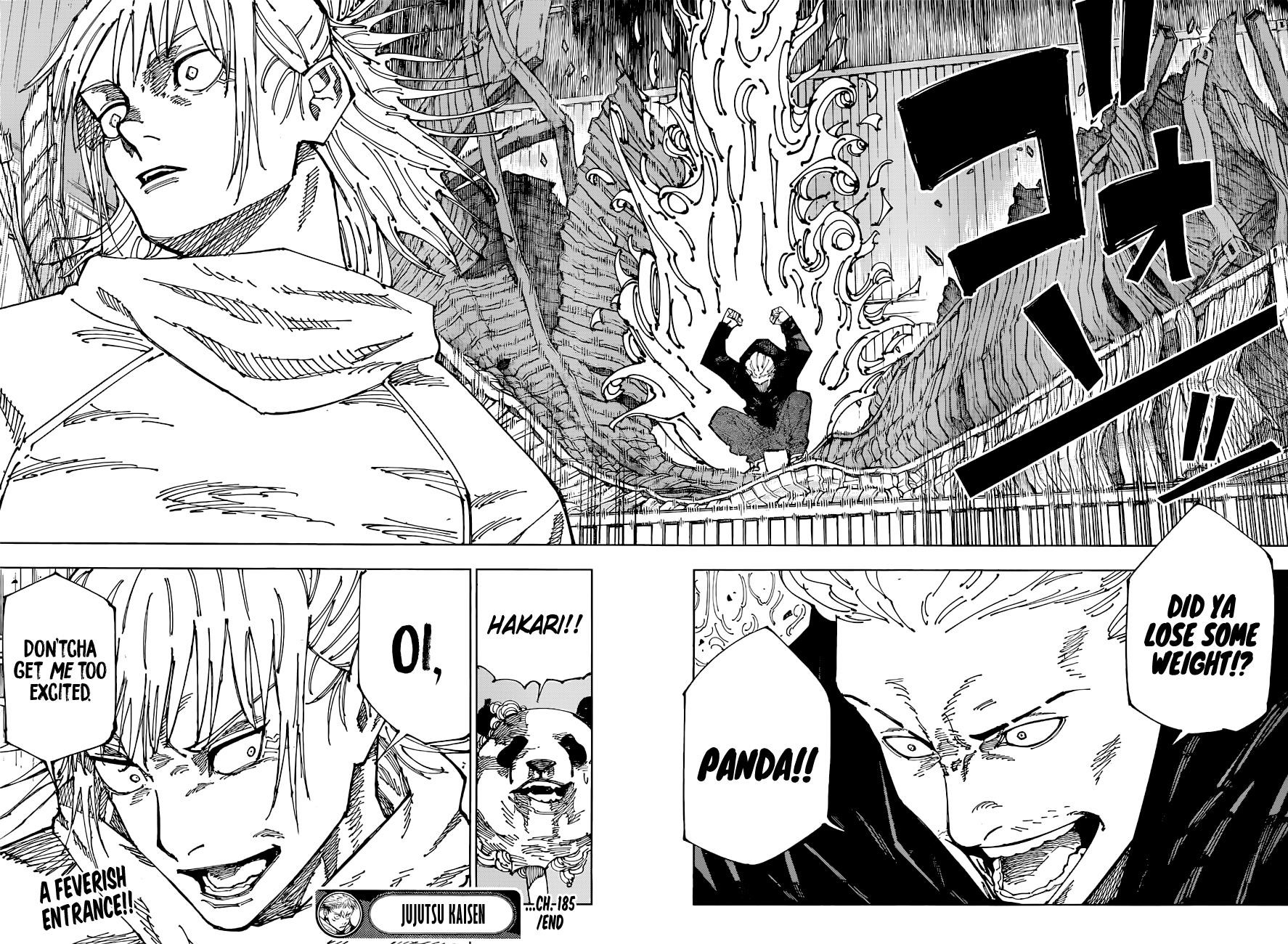 JUJUTSU KAISEN Chapter 185 - Page 17 in English