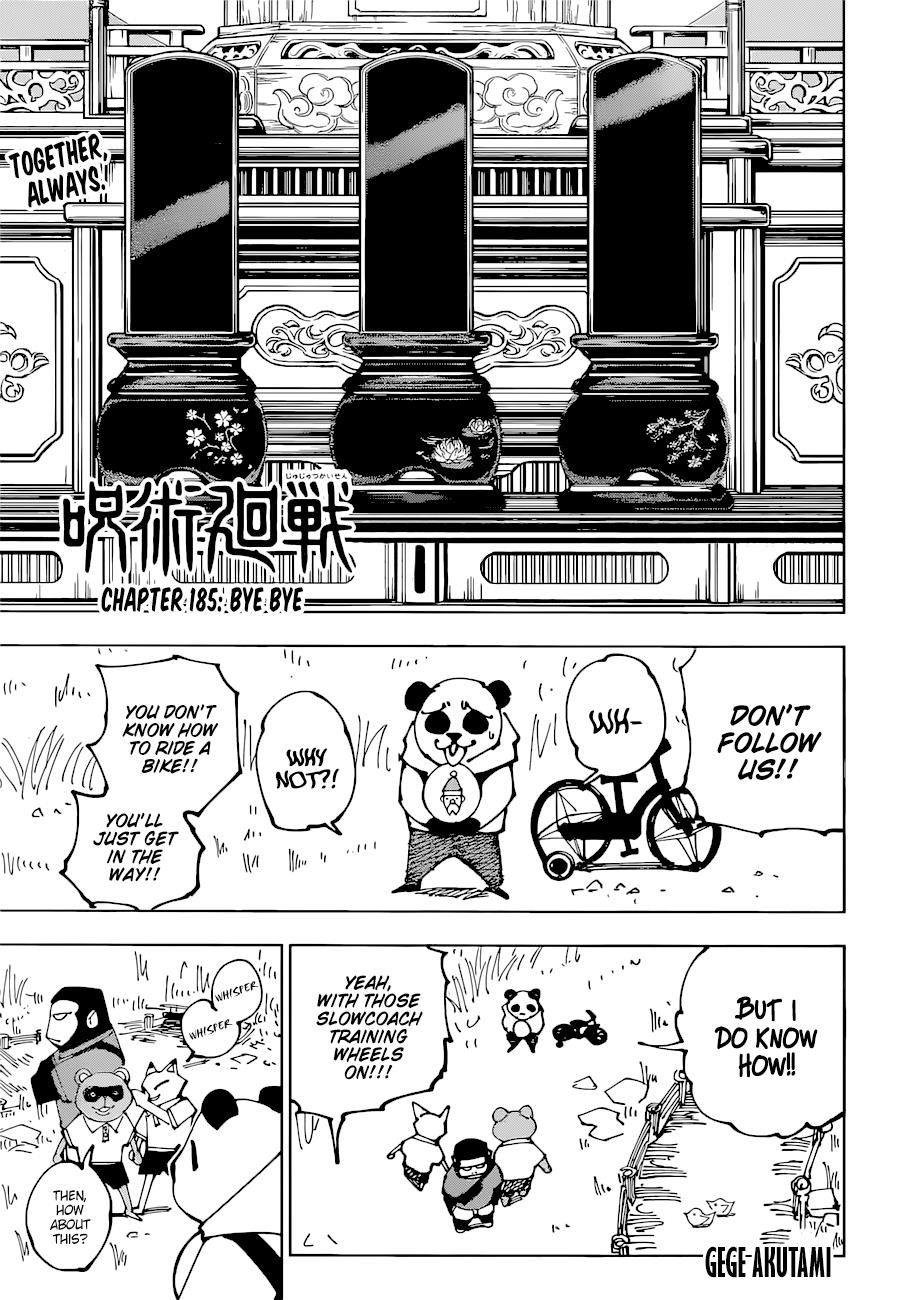 JUJUTSU KAISEN Chapter 185 - Page 3 in English
