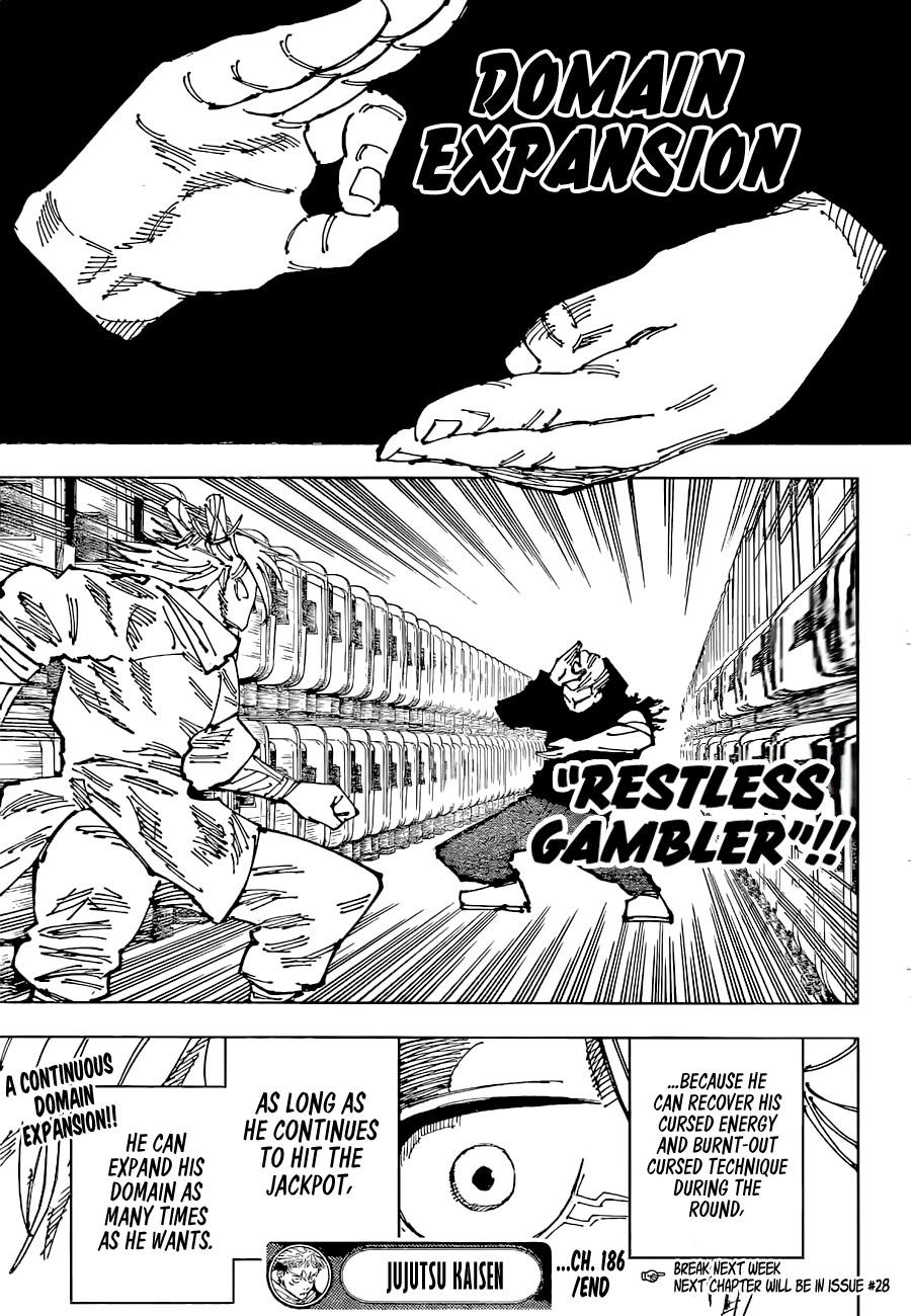 JUJUTSU KAISEN Chapter 186 - Page 17 in English