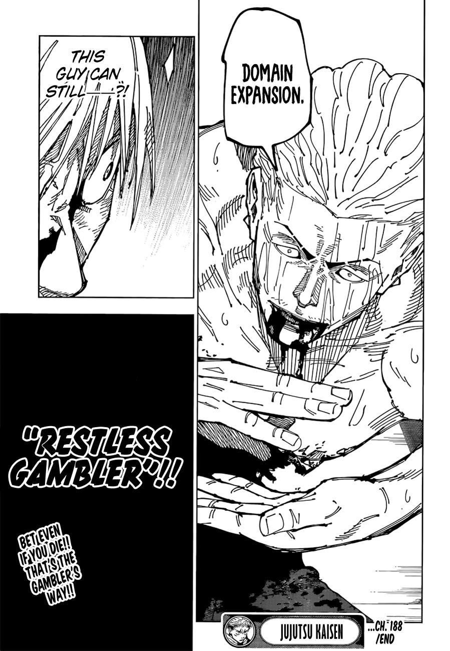 JUJUTSU KAISEN Chapter 188 - Page 15 in English