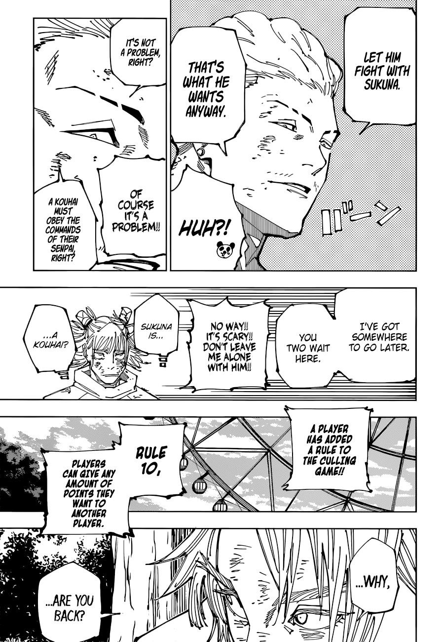 JUJUTSU KAISEN Chapter 190 - Page 9 in English