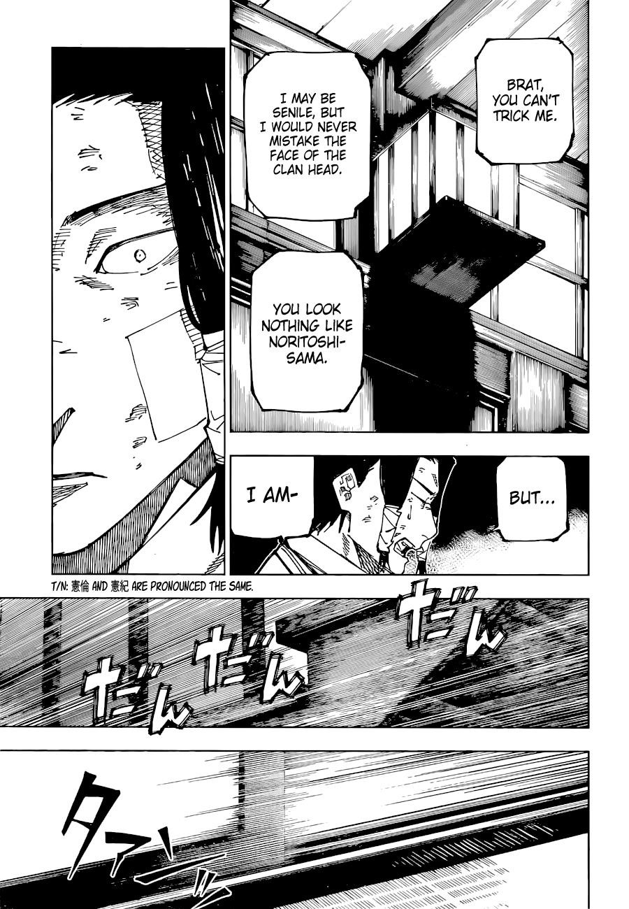 JUJUTSU KAISEN Chapter 191 - Page 3 in English