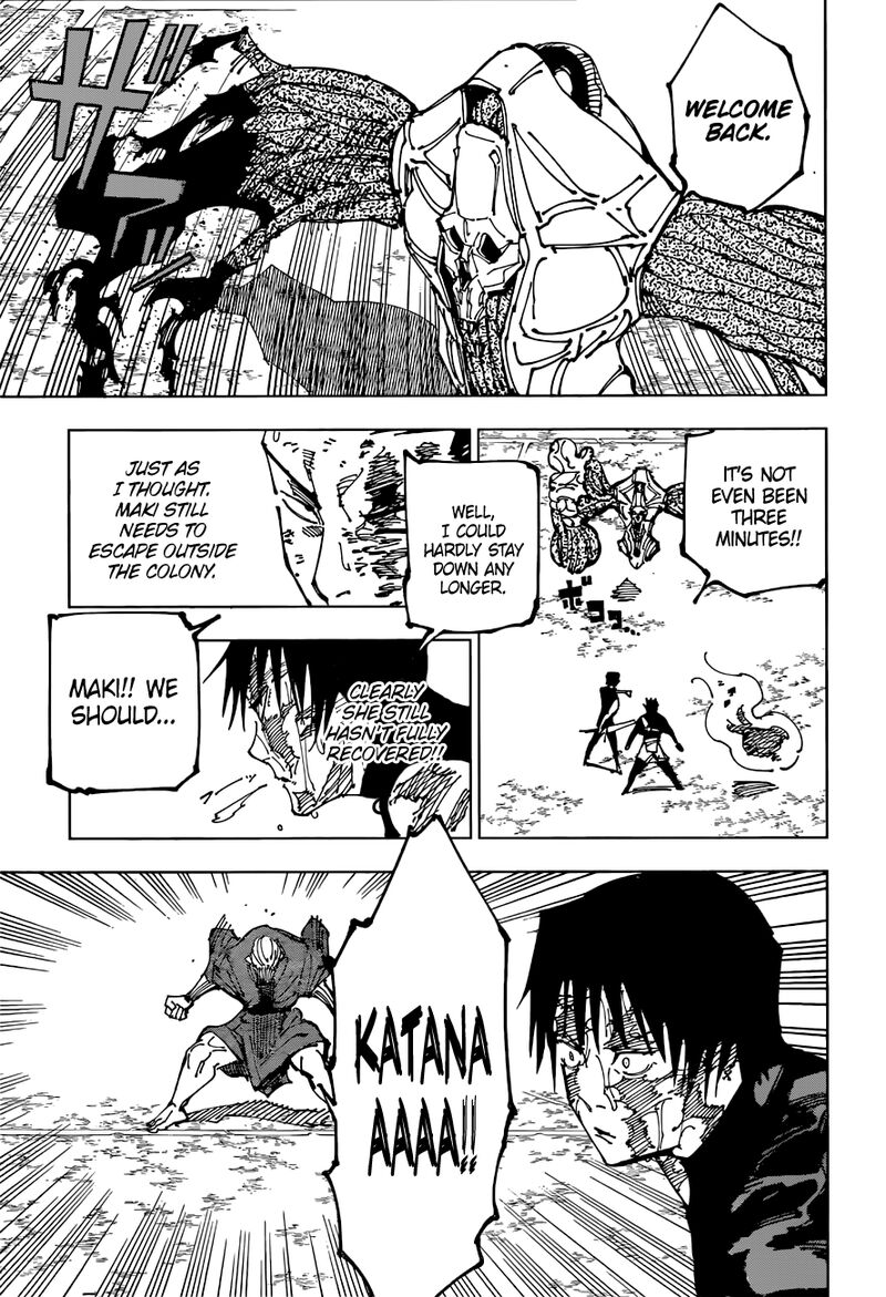 JUJUTSU KAISEN Chapter 195 - Page 9 in English
