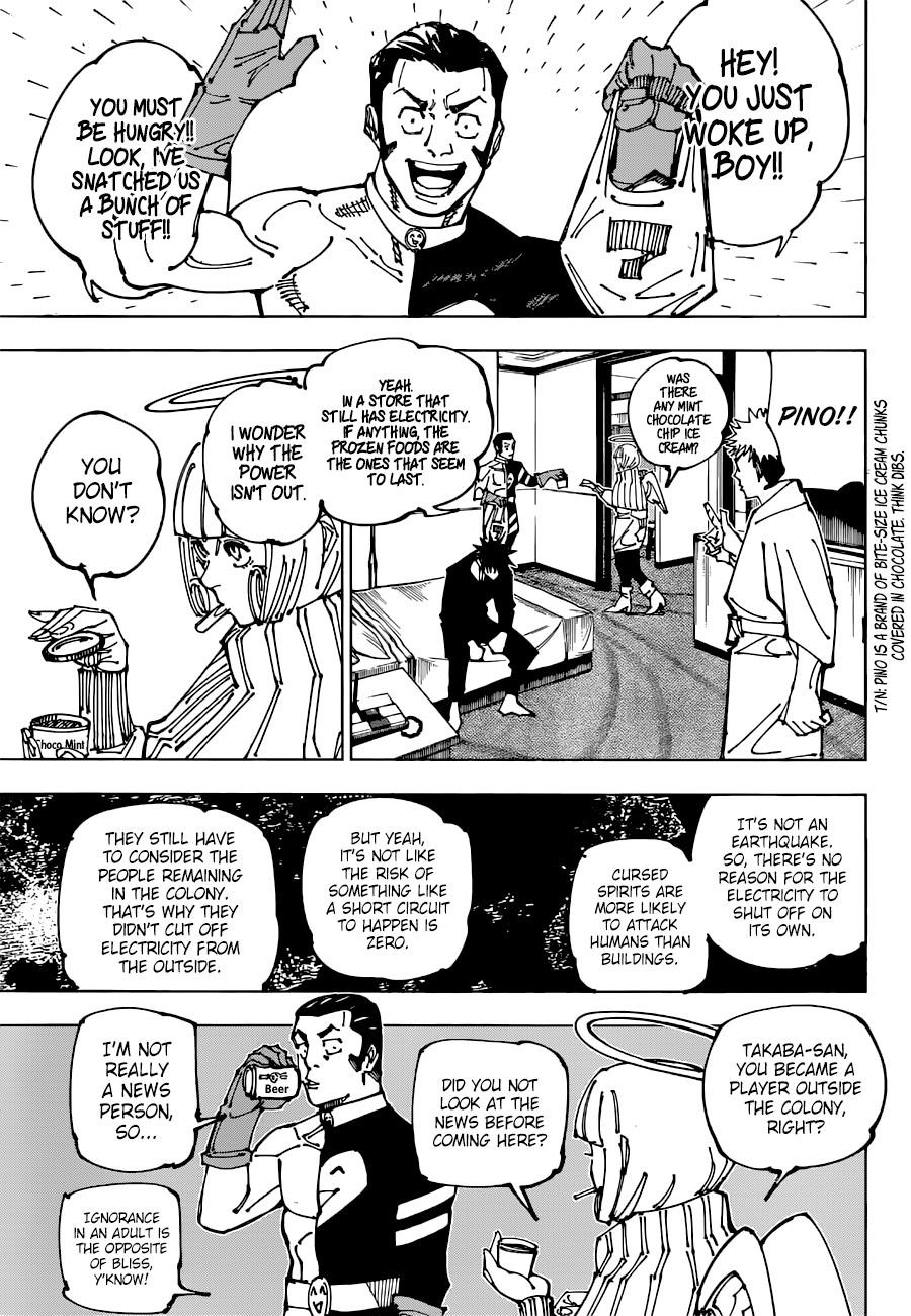 JUJUTSU KAISEN Chapter 199 - Page 7 in English