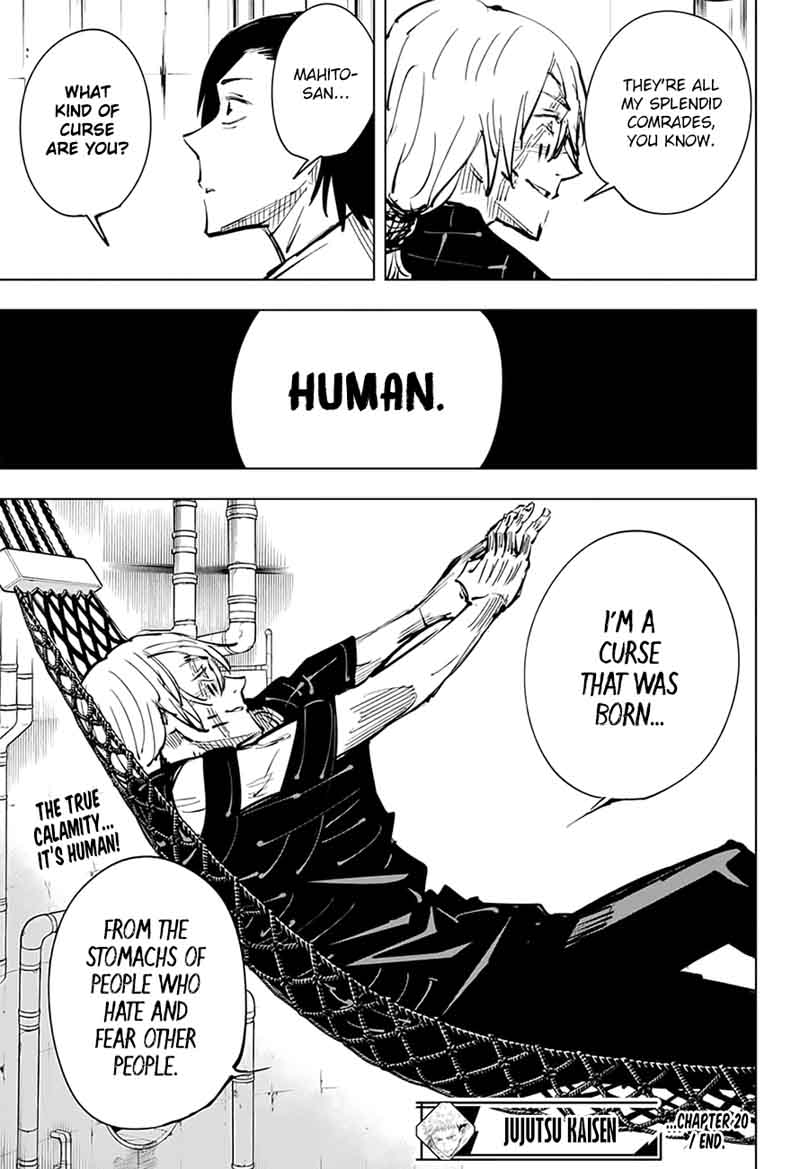 JUJUTSU KAISEN Chapter 20 - Page 19 in English