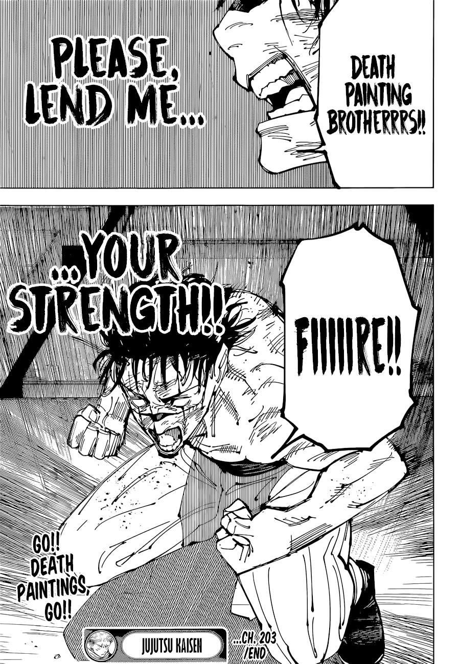 JUJUTSU KAISEN Chapter 203 - Page 18 in English