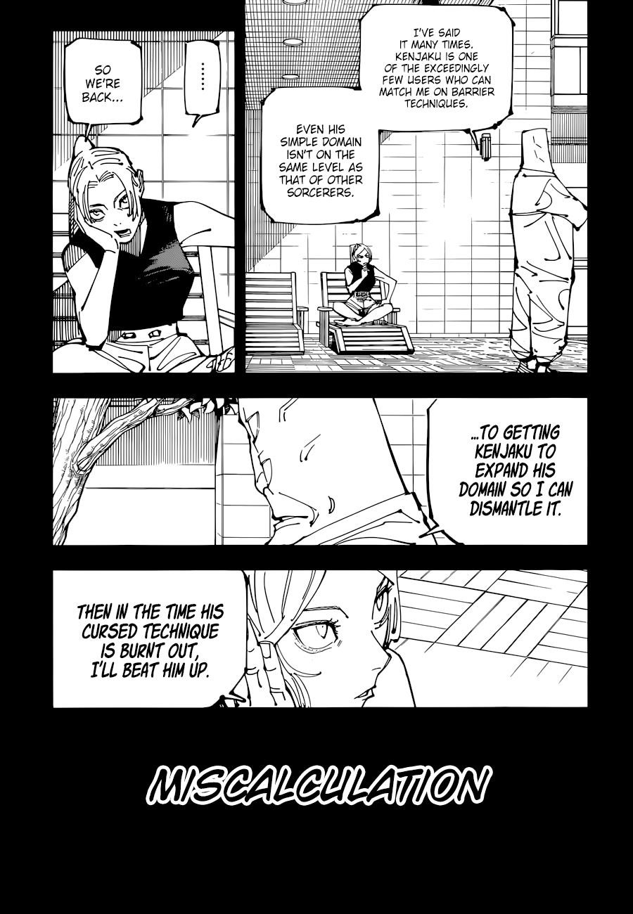JUJUTSU KAISEN Chapter 206 - Page 5 in English