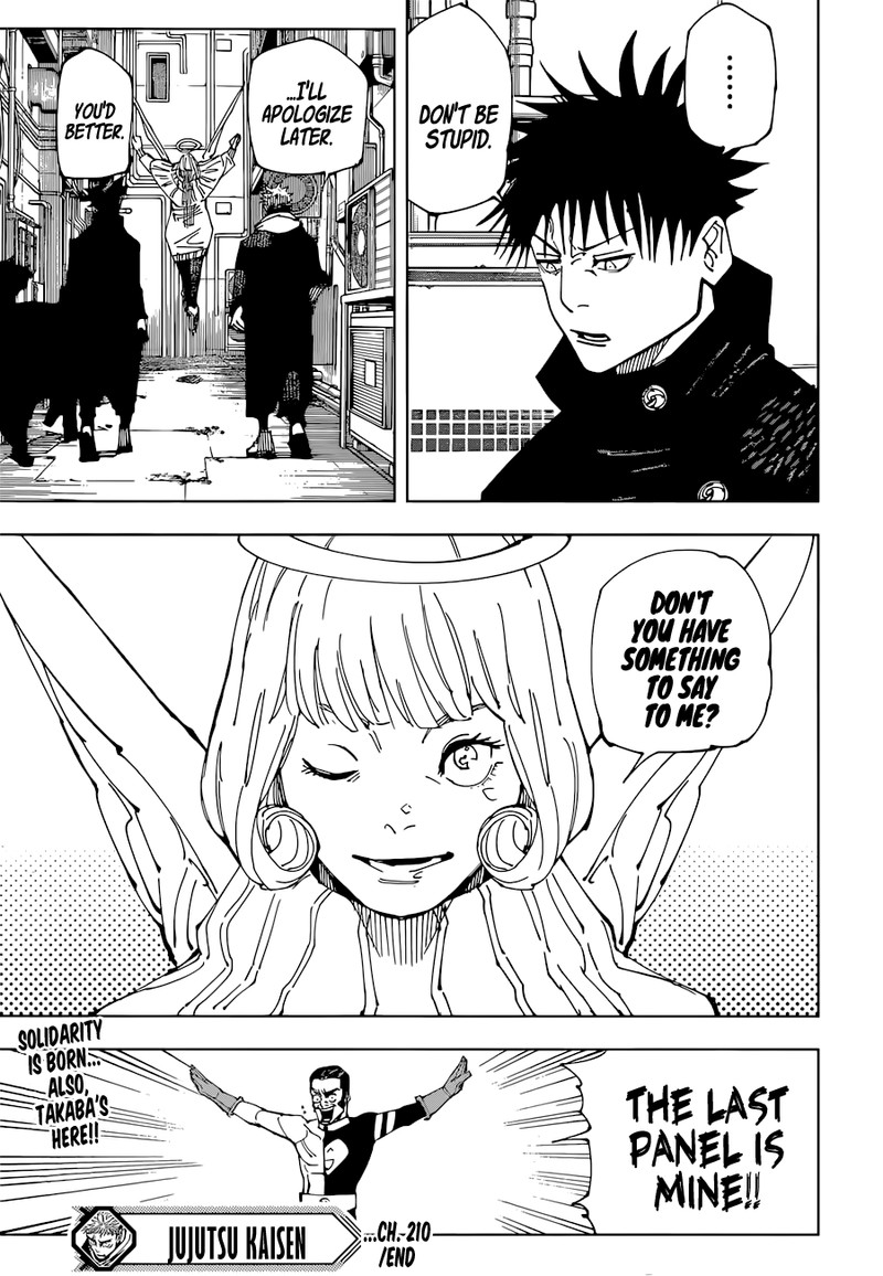 JUJUTSU KAISEN Chapter 210 - Page 19 in English