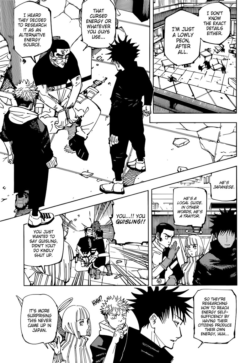 JUJUTSU KAISEN Chapter 210 - Page 3 in English