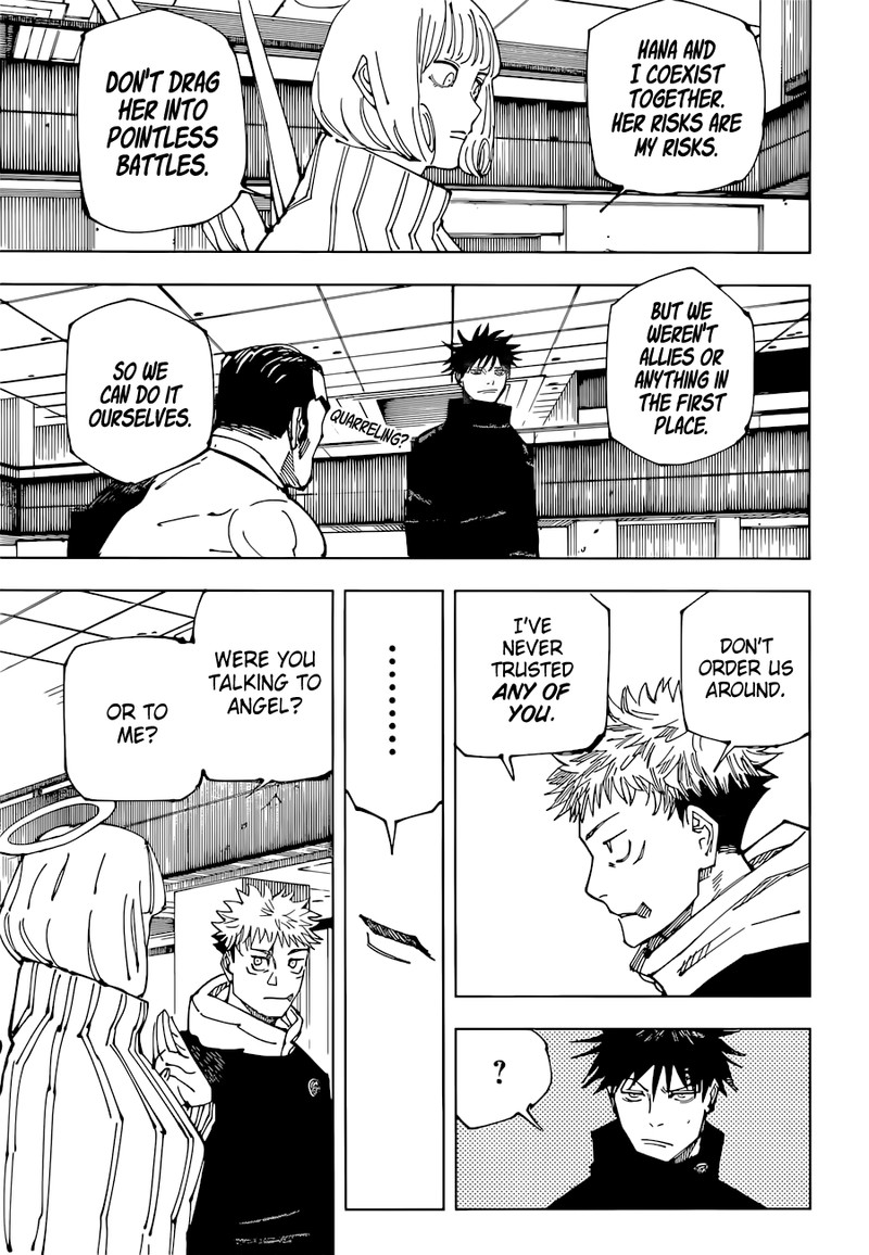JUJUTSU KAISEN Chapter 210 - Page 7 in English