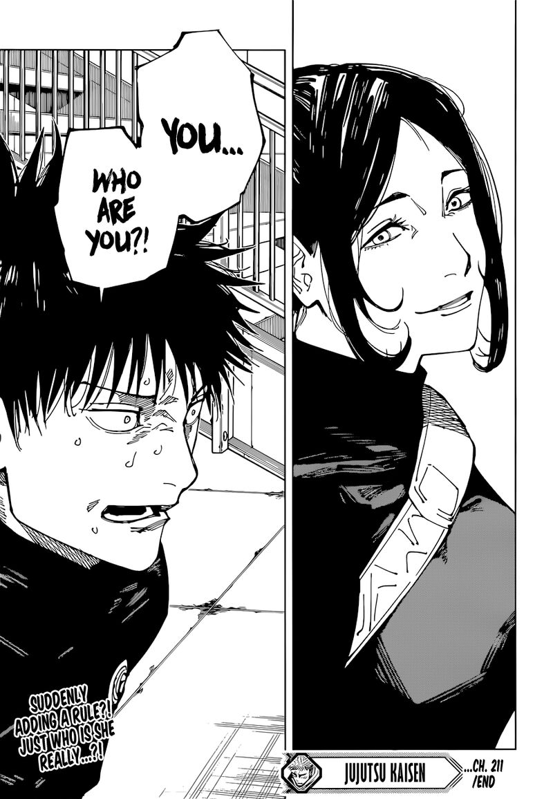 JUJUTSU KAISEN Chapter 211 - Page 19 in English