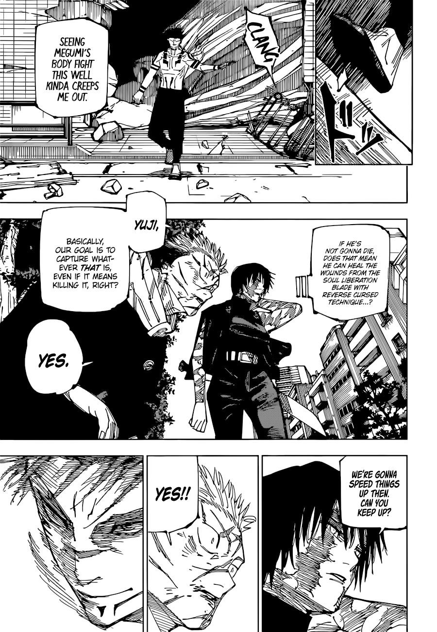 JUJUTSU KAISEN Chapter 215 - Page 9 in English