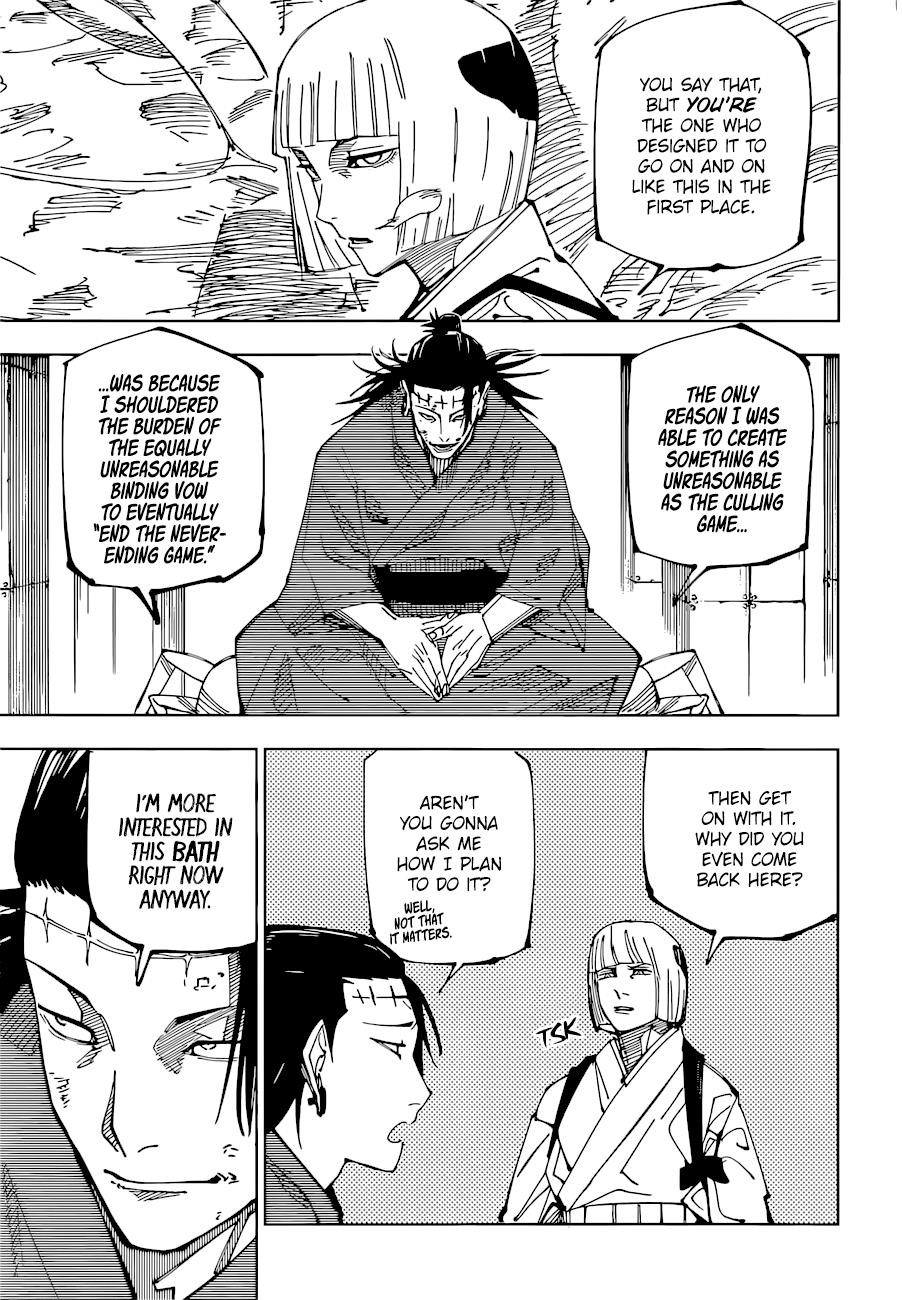 JUJUTSU KAISEN Chapter 216 - Page 3 in English