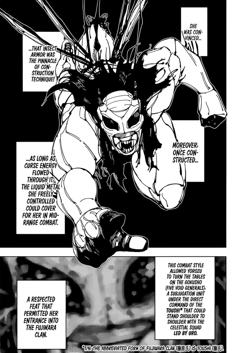 JUJUTSU KAISEN Chapter 218 - Page 3 in English