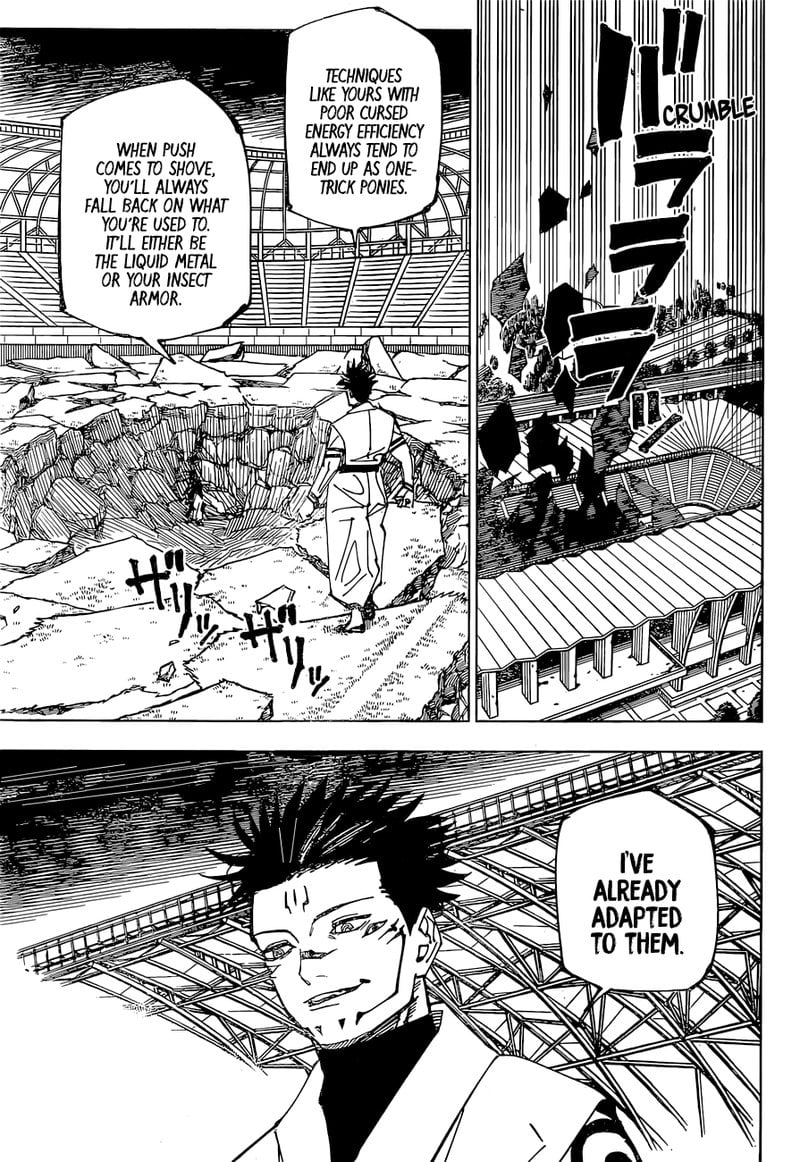 JUJUTSU KAISEN Chapter 219 - Page 17 in English