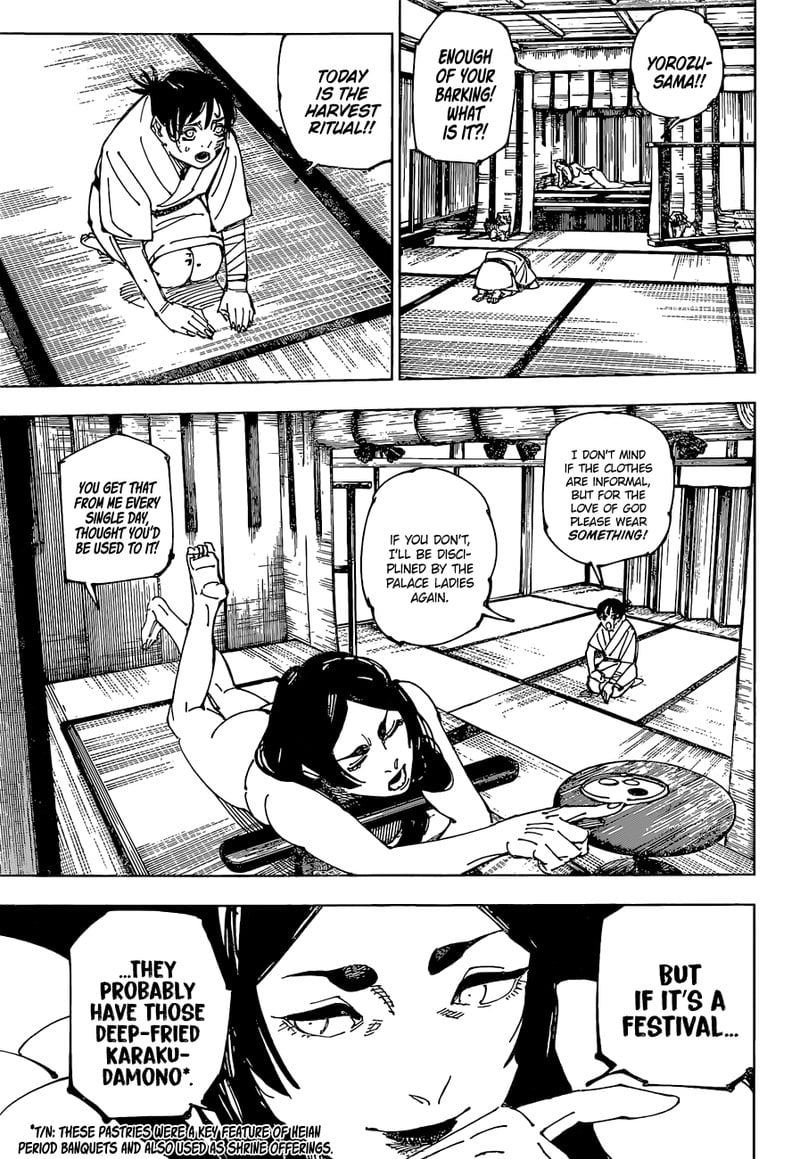 JUJUTSU KAISEN Chapter 219 - Page 3 in English